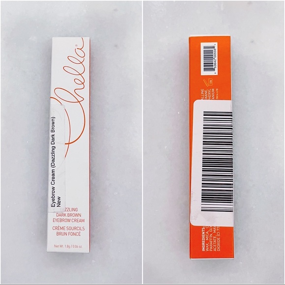 CHELLA DAZZLING DARK BROWN EYEBROW CREAM 1.8G - BNIB - Picture 2 of 2